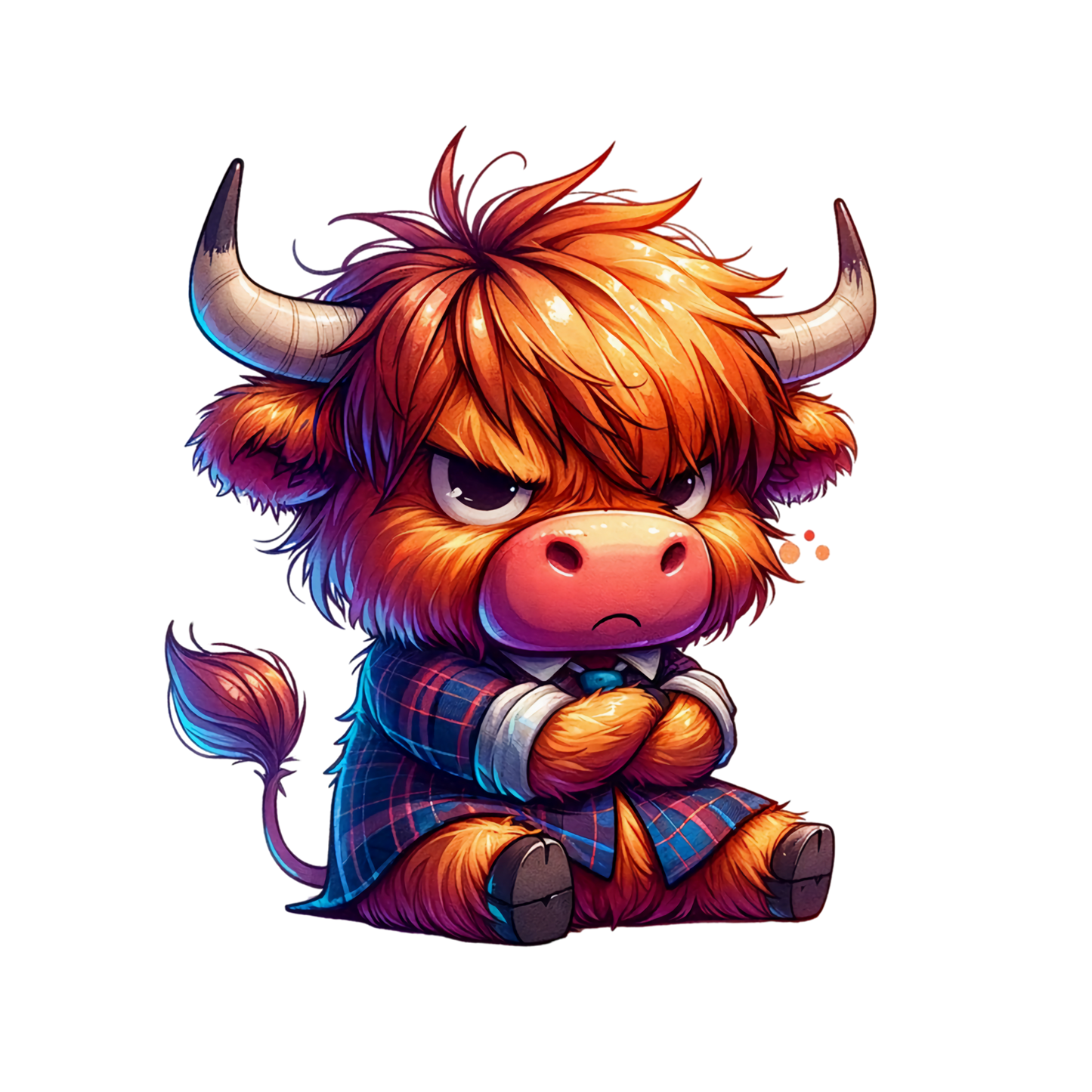 Sticker Bockiger Stier Dieter