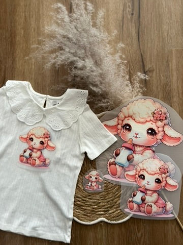 Bügelbild Babyschaf Joy