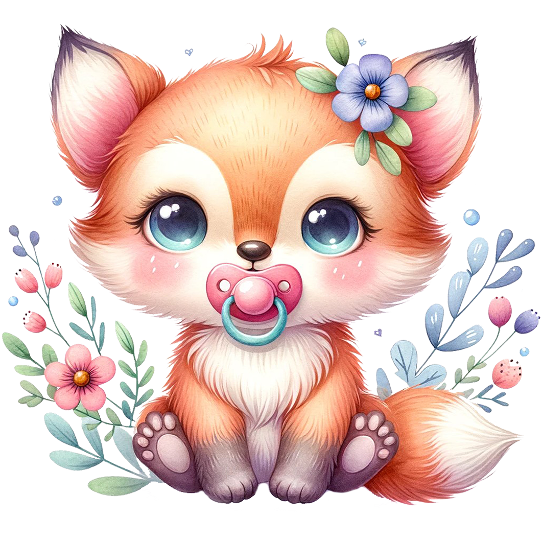 Sticker Babyfuchs Mia
