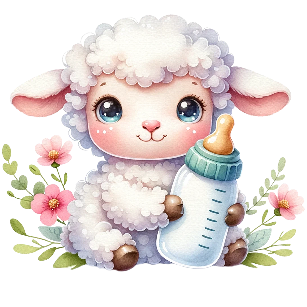 Sticker Babyschaf Timi