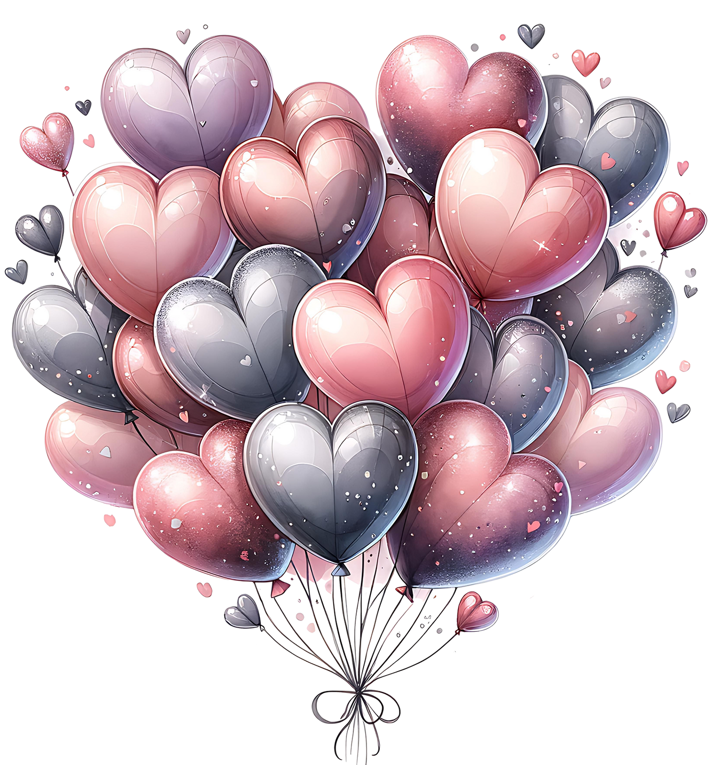 Sticker Ballons der Liebe
