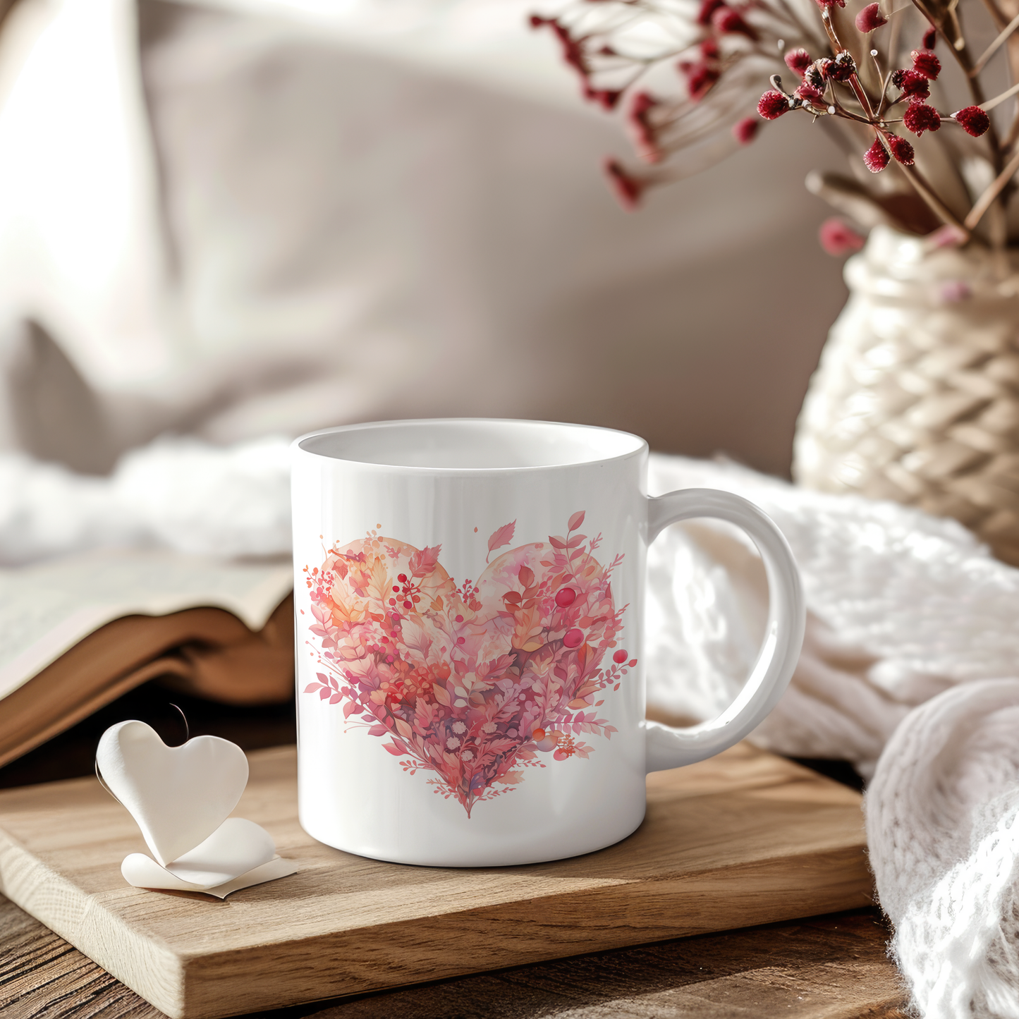 Sticker Blumenherz