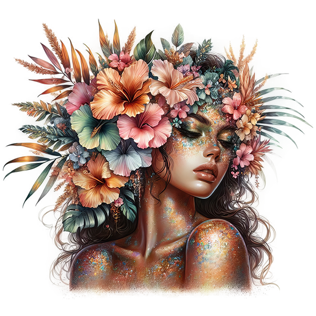 Sticker Blumige Schönheit No6