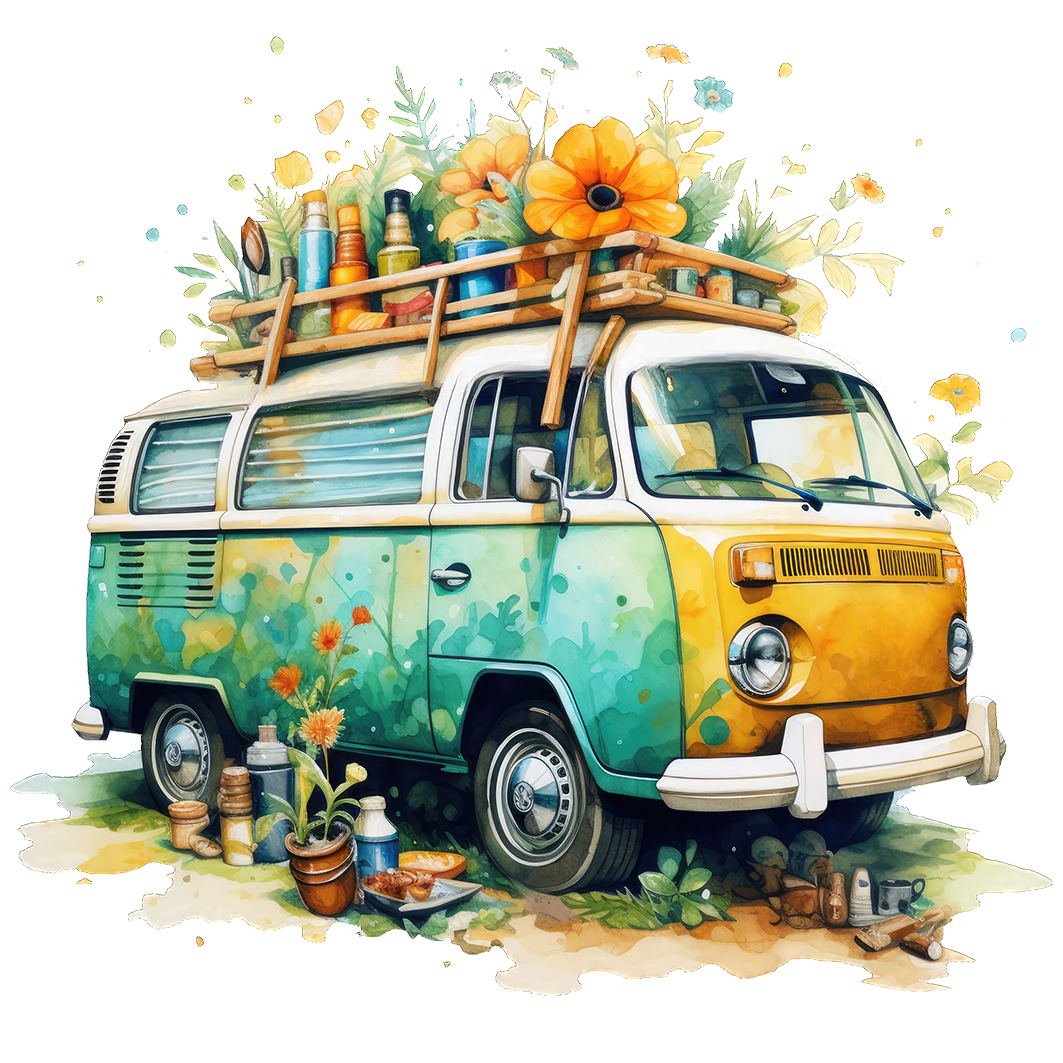 Sticker Blumiger Minibus