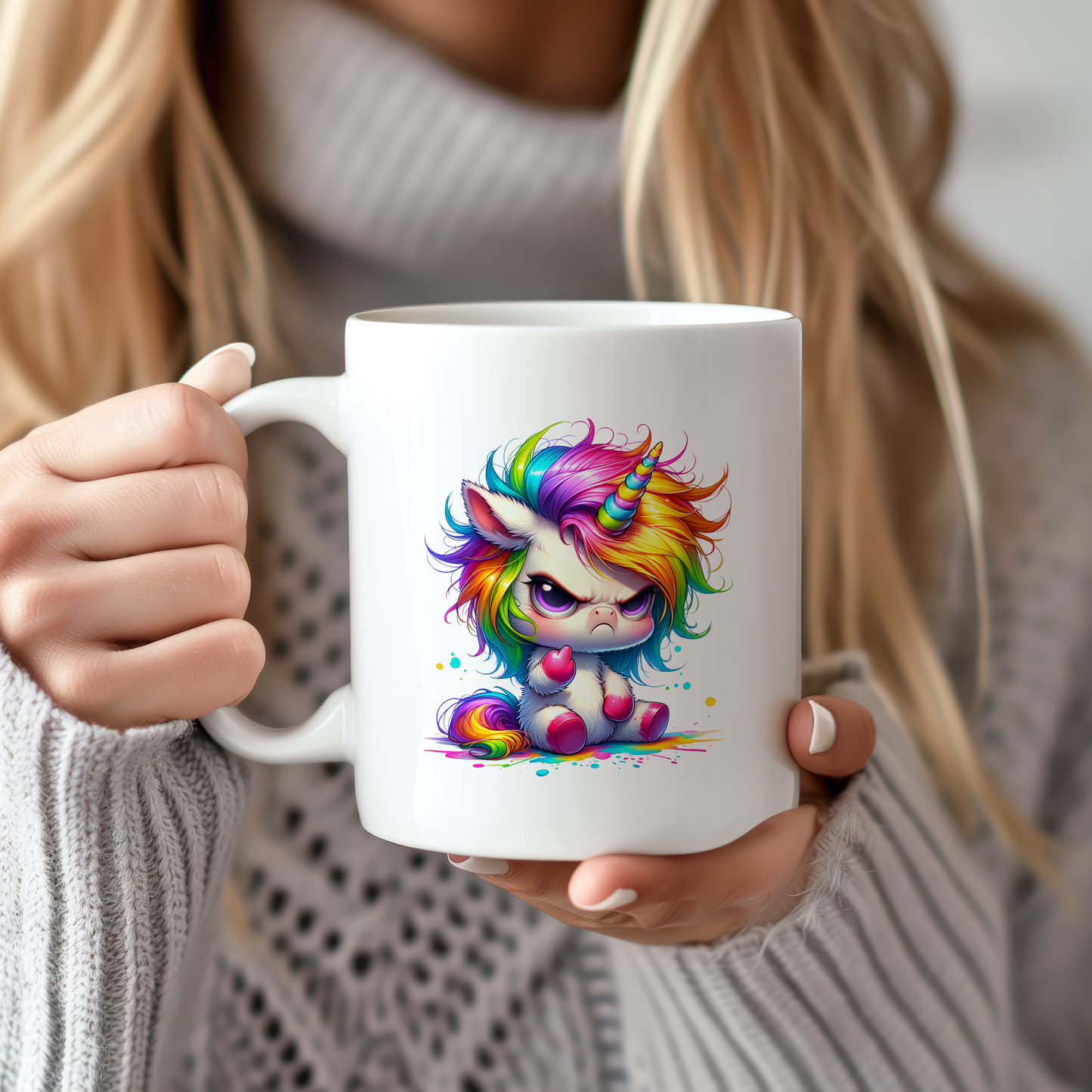 Sticker Bockiges Einhorn Marcella