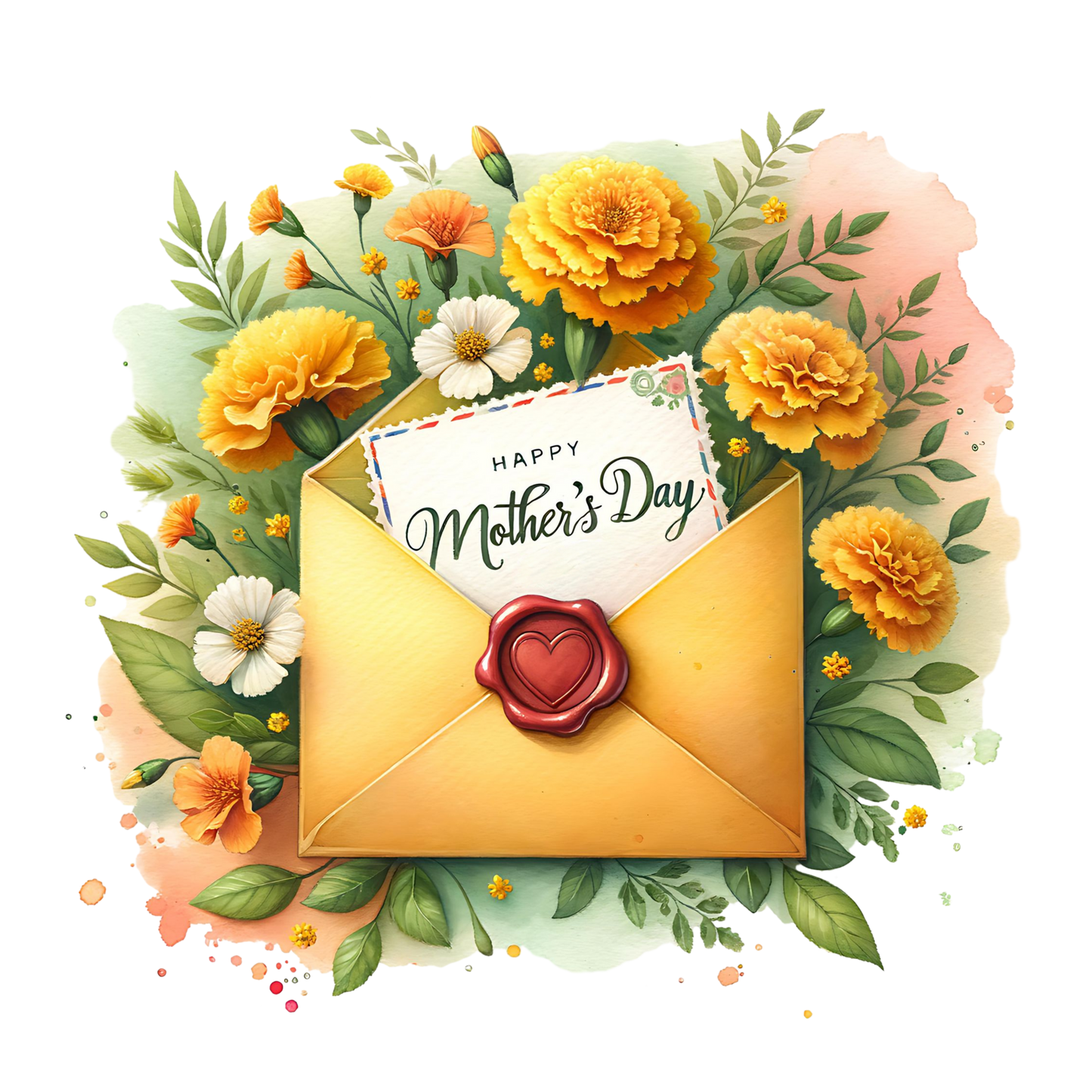 Sticker Brief an Mama No15