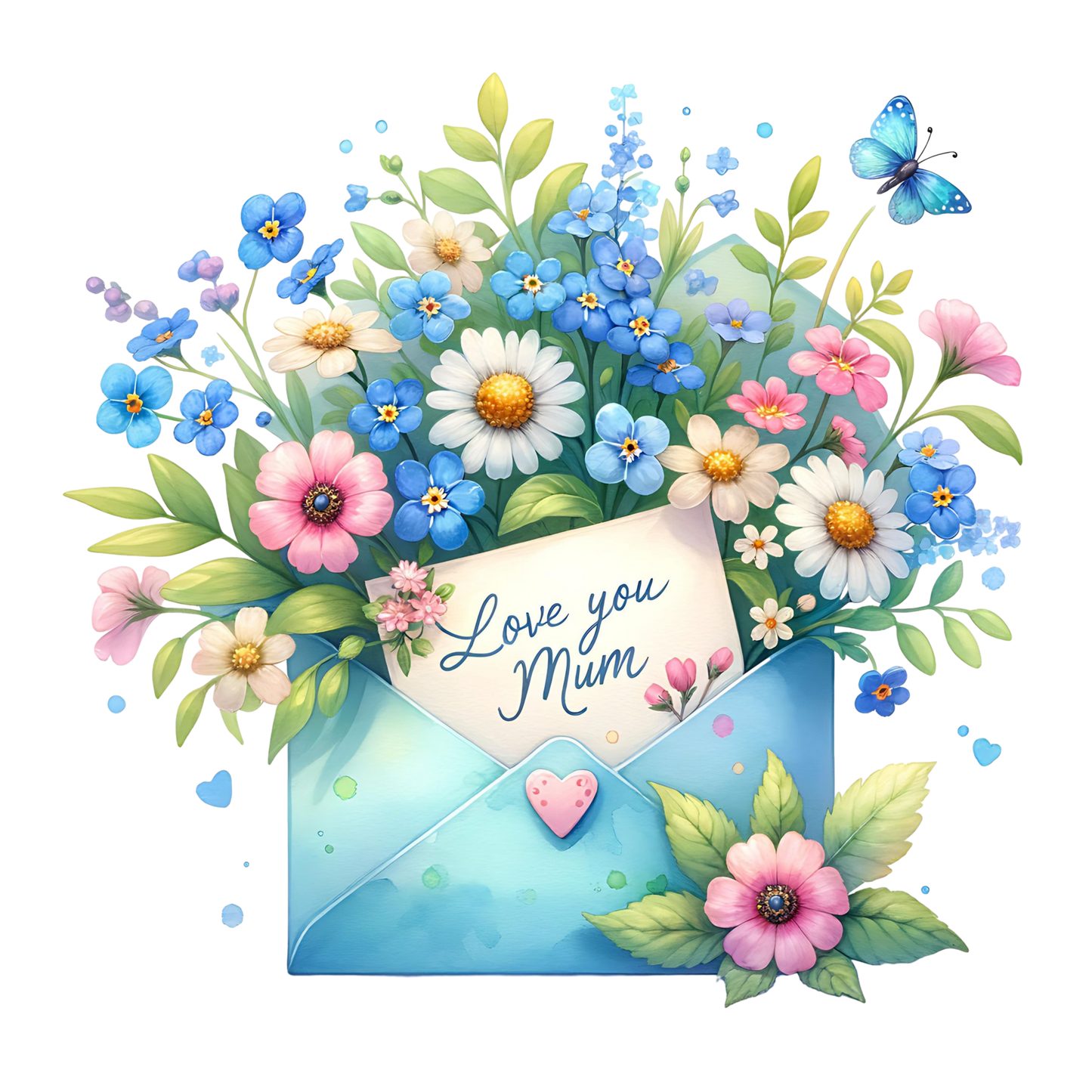 Sticker Brief an Mama No23