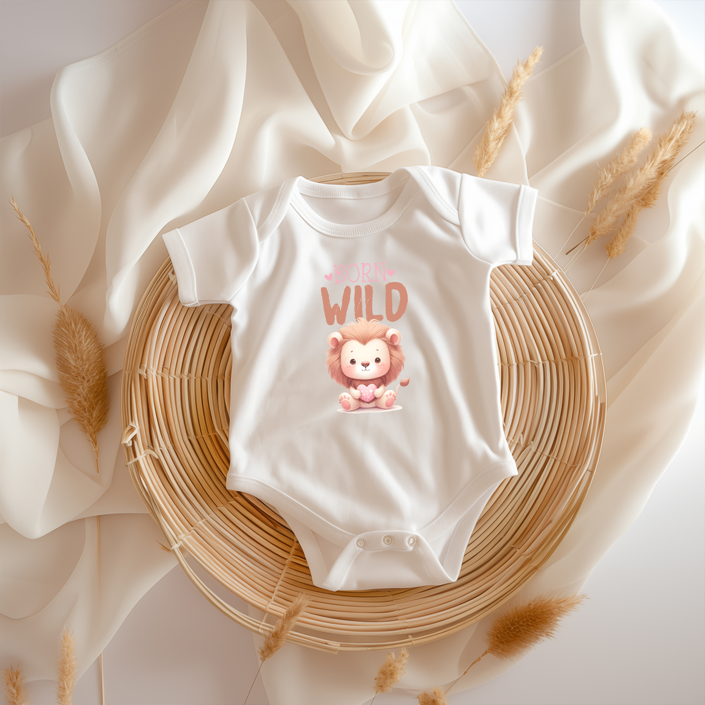 Bügelbild BORN WILD