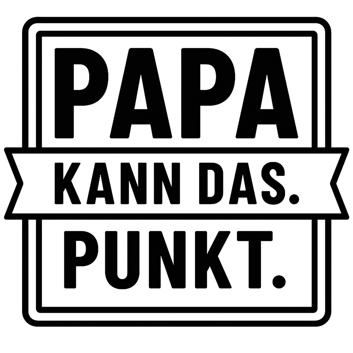 Bügelbild Papa kann das