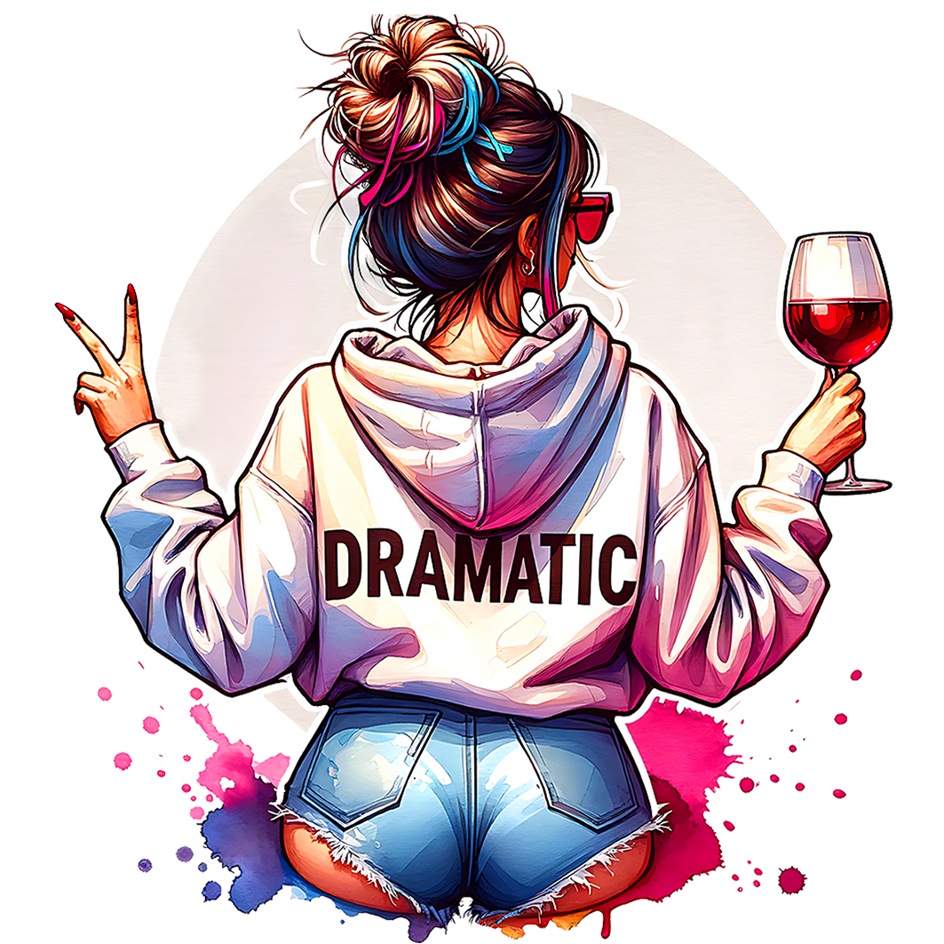 Sticker Dramatic Girl Pants