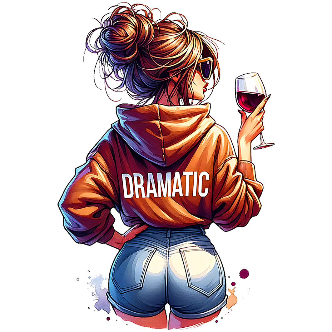 Sticker Dramatic Grirl - Pants2