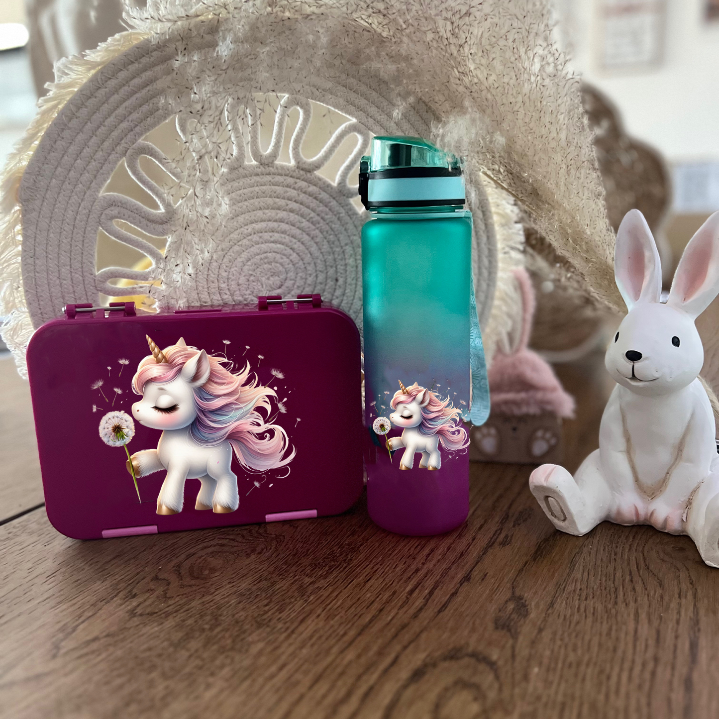 Sticker Einhorn mit Pusteblume