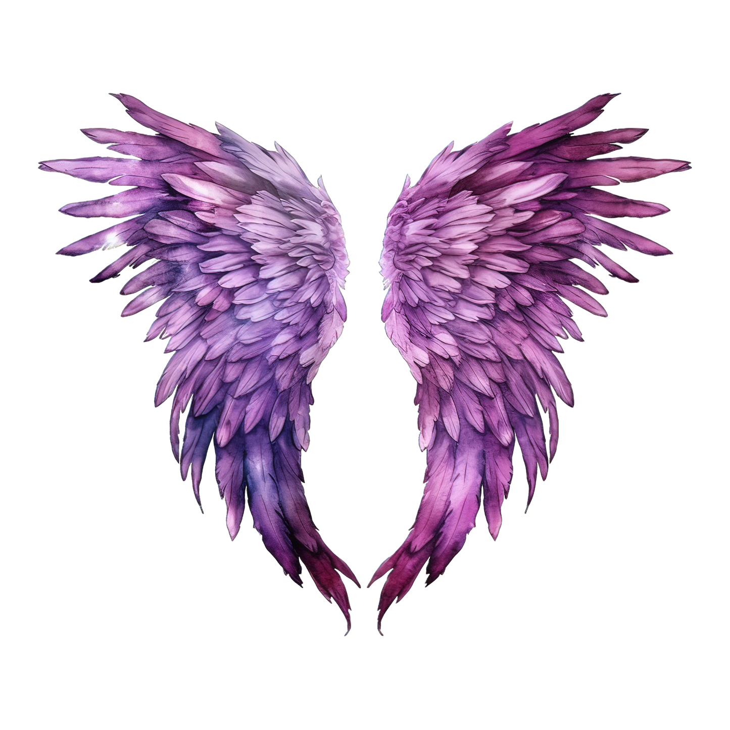 Sticker Engelsflügel lila