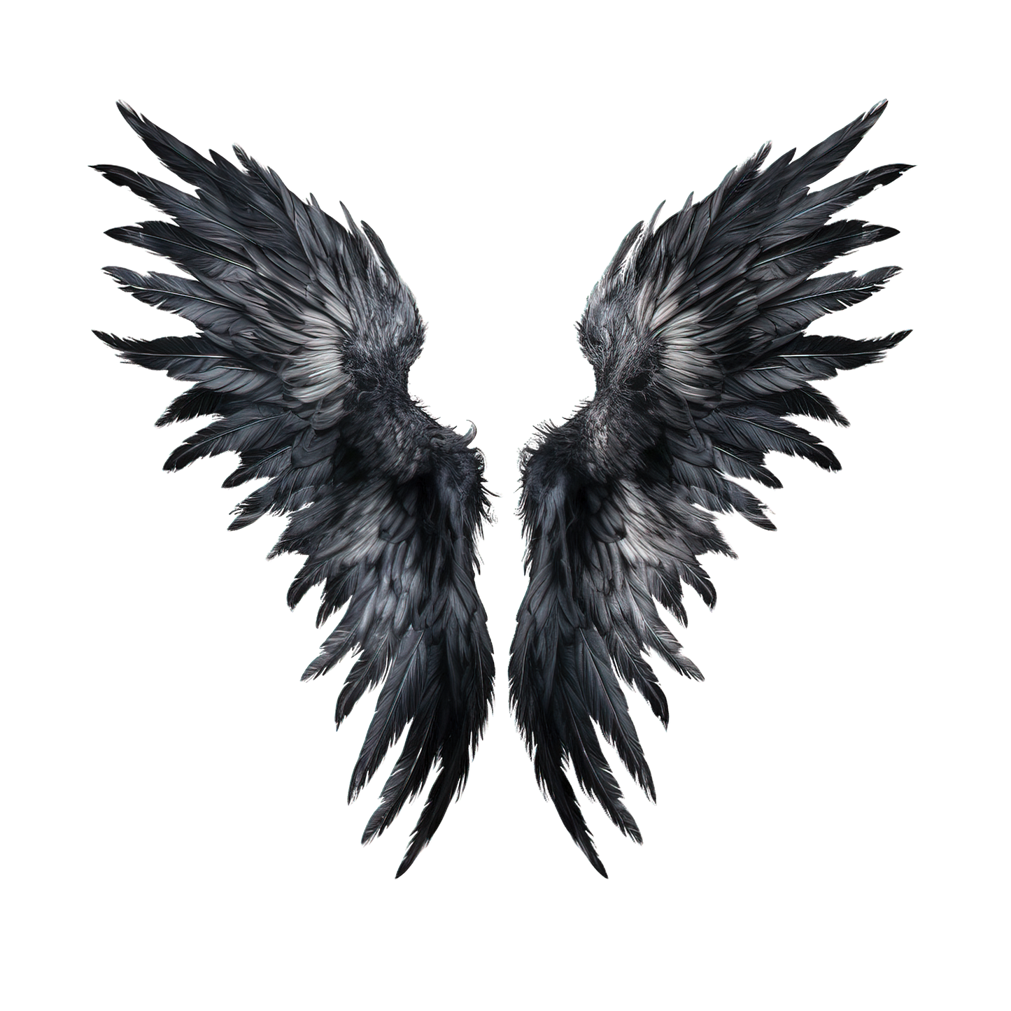 Sticker Engelsflügel schwarz