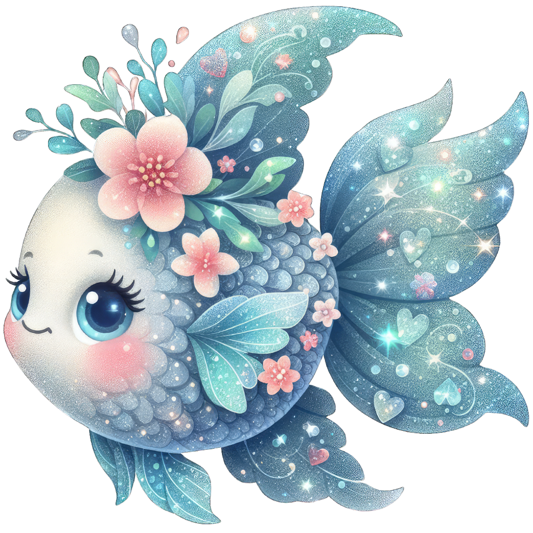 Sticker Fisch Lovely