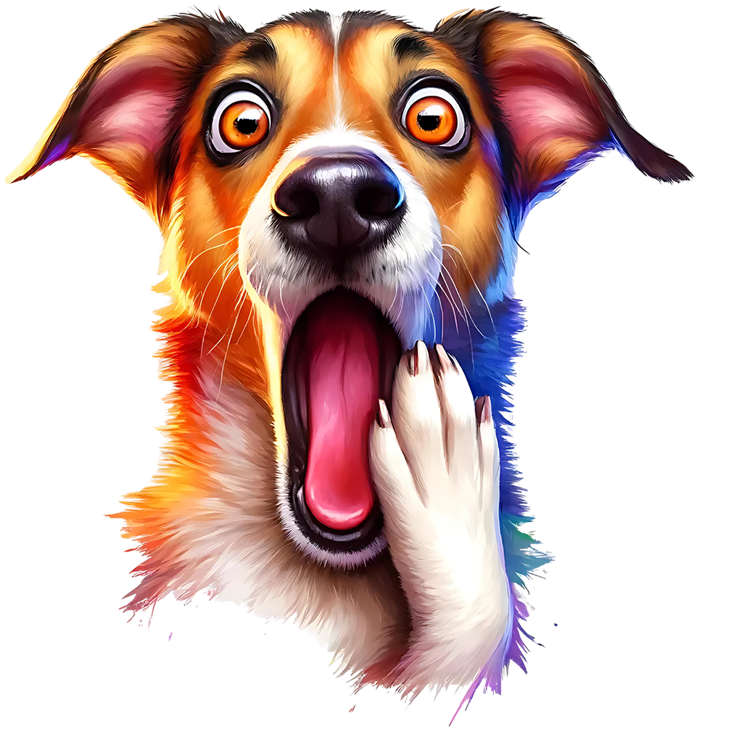 Sticker Hund "OH NO"