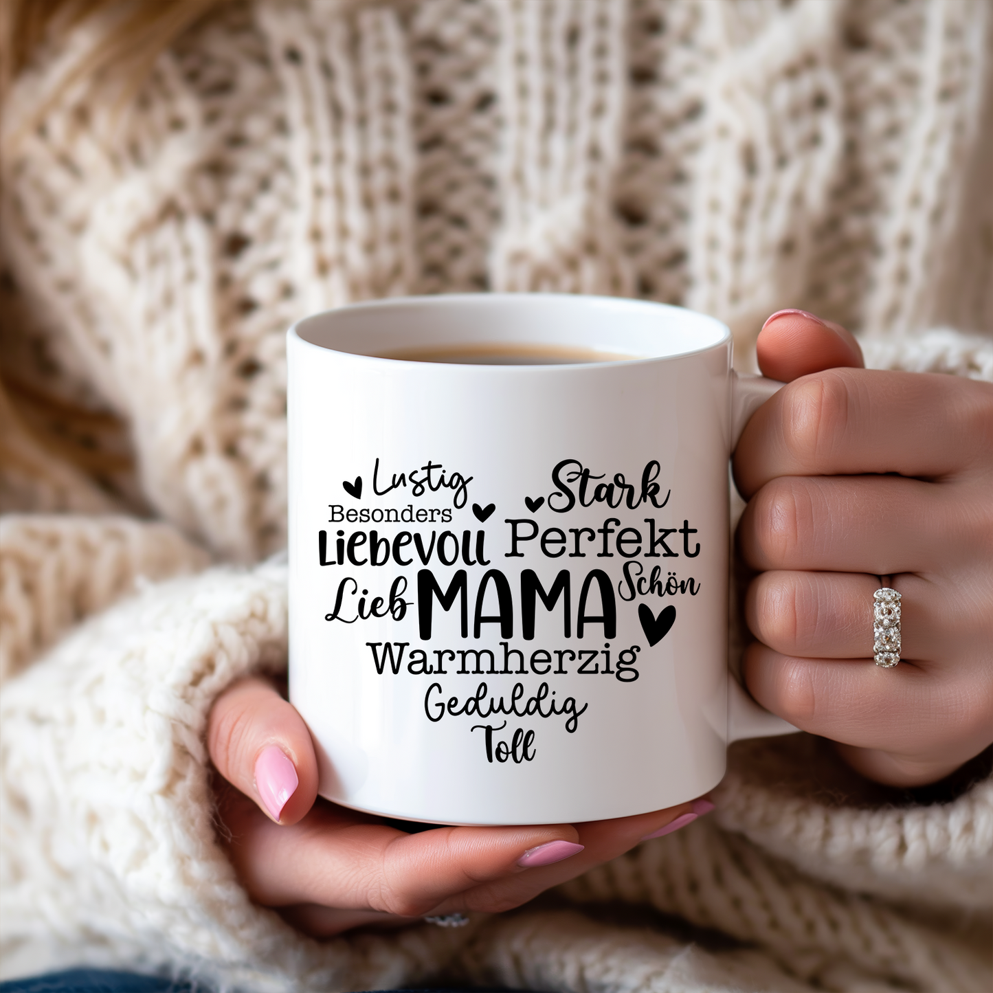 Sticker Mama Wörterherz