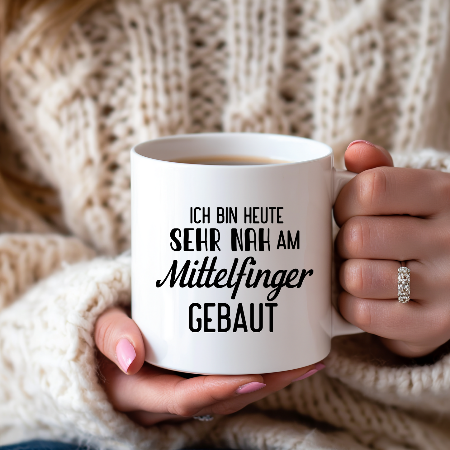 Sticker SPRUCH - Ich bin heute...