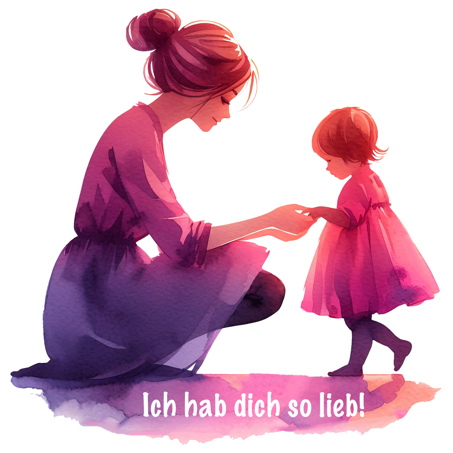 Sticker Ersten Schritte mit Mama