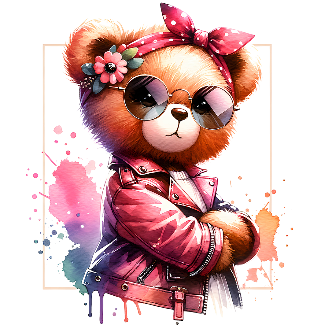 Sticker Teddy Wilma ganz cool