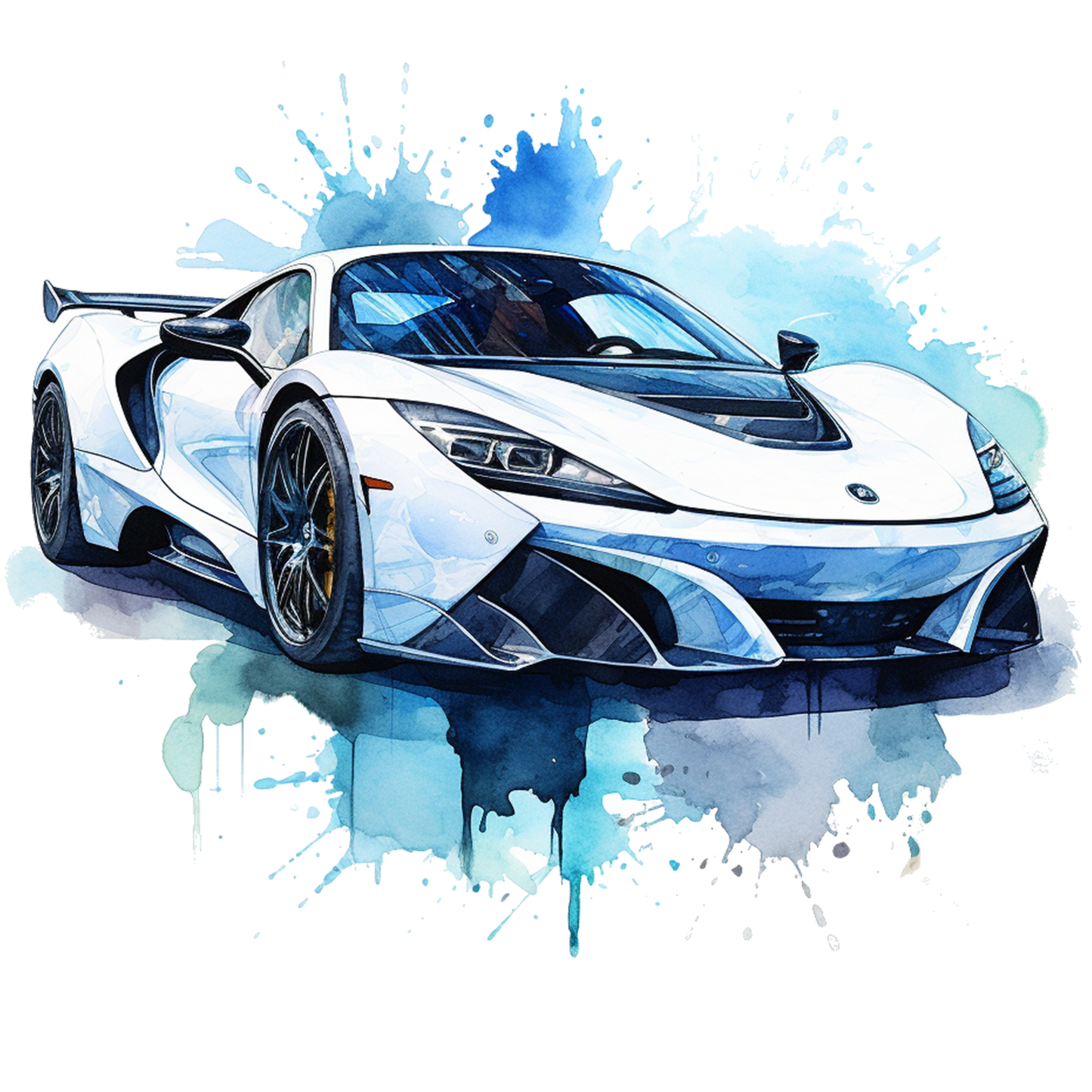 Sticker Weisser Flitzer