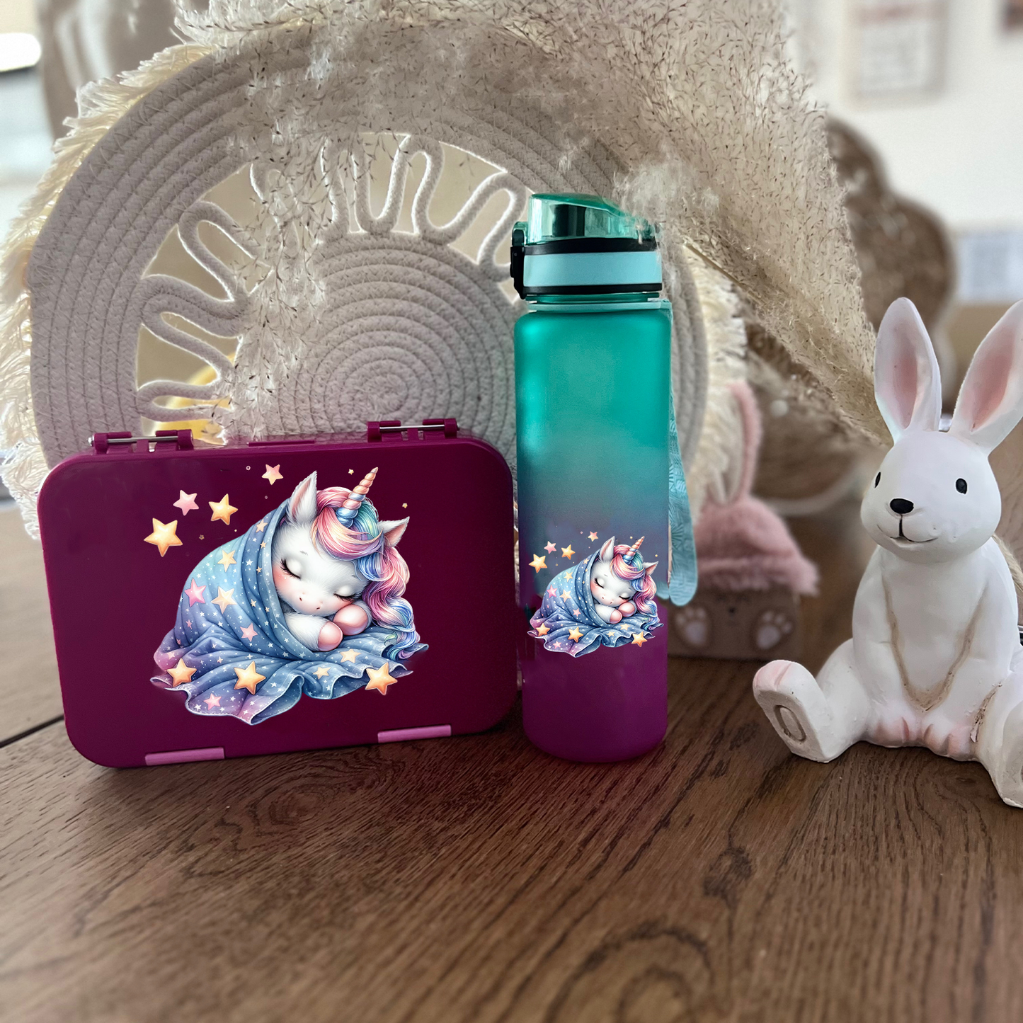 Sticker Schlafendes Einhorn