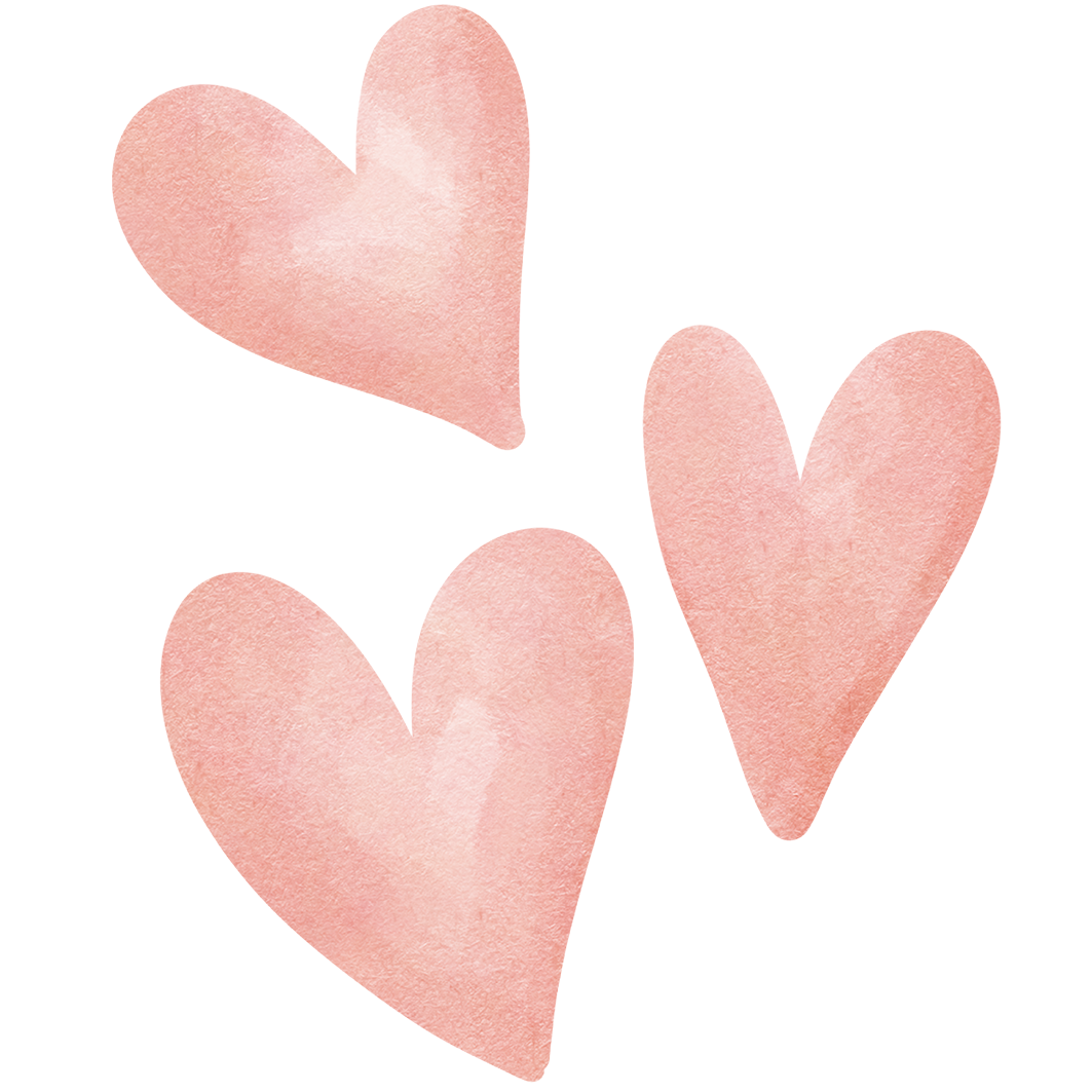 Sticker 3 Herzen