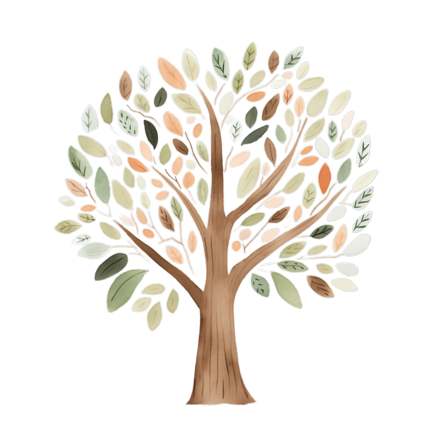 Sticker BOHO Baum