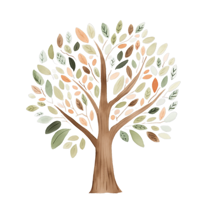 Sticker BOHO Baum