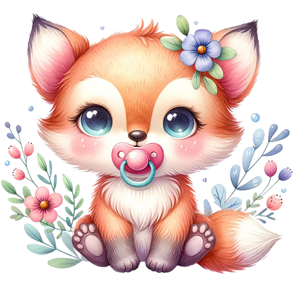Sticker Babyfuchs Mia