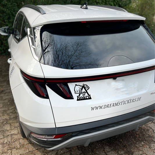 Sticker Baby on Board - Milk