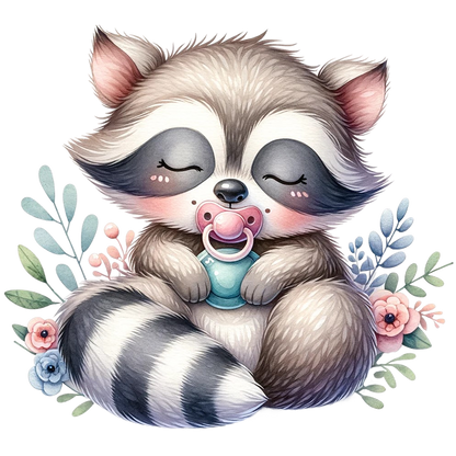 Sticker Babywaschbär Joe