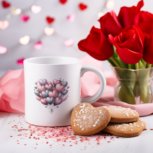 Sticker Ballons der Liebe