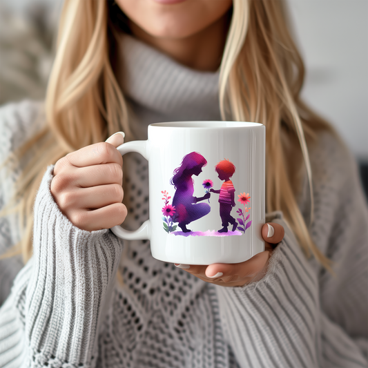 Sticker Blümchen für Mama