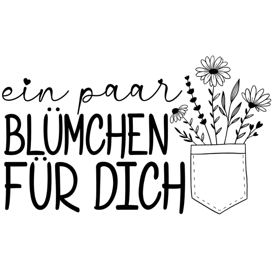 Sticker Blümchen für dich
