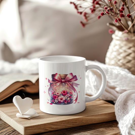Sticker Blumen im Glas 13