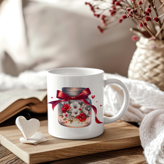 Sticker Blumen im Glas 14