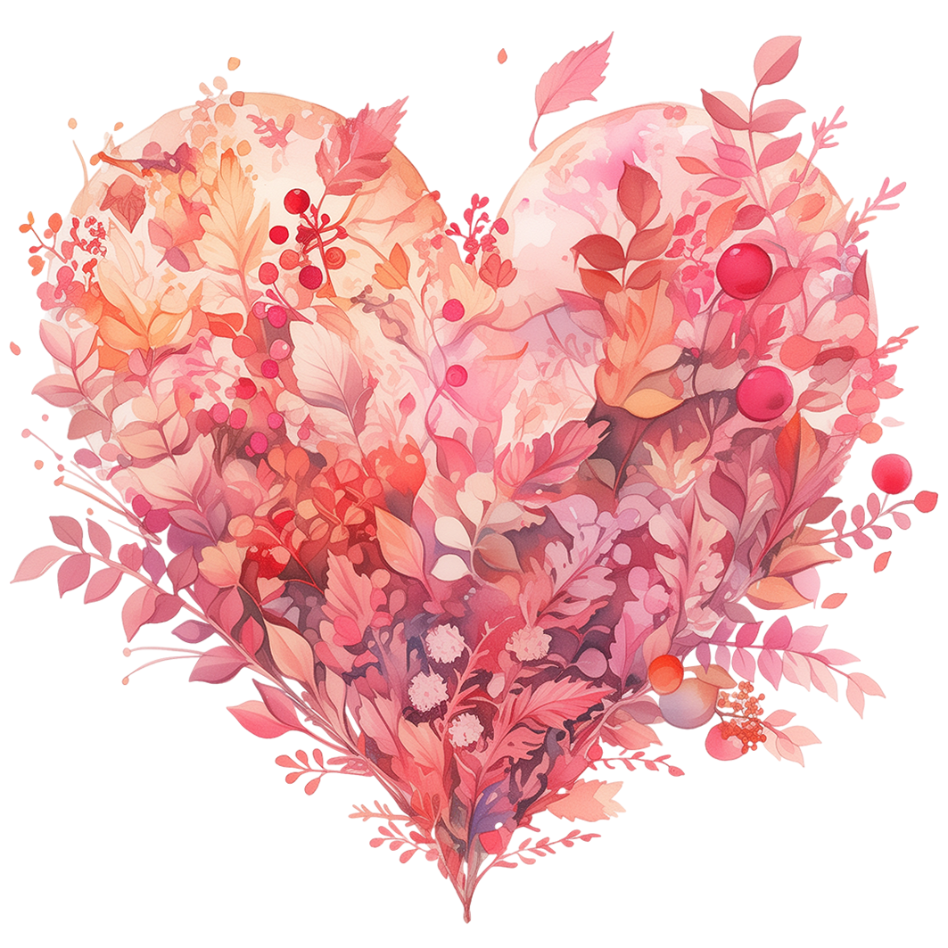 Sticker Blumenherz