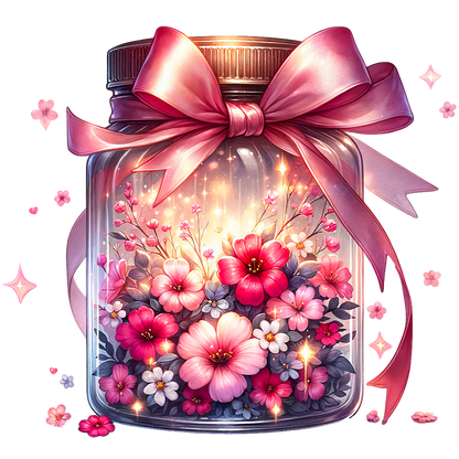 Sticker Blumen im Glas 13