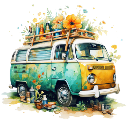 Sticker Blumiger Minibus