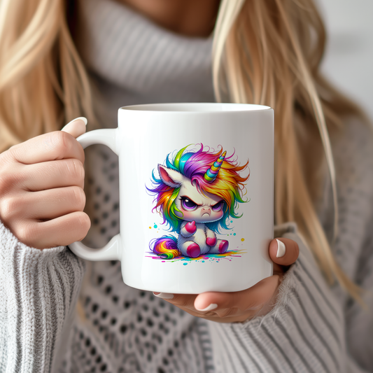 Sticker Bockiges Einhorn Marcella