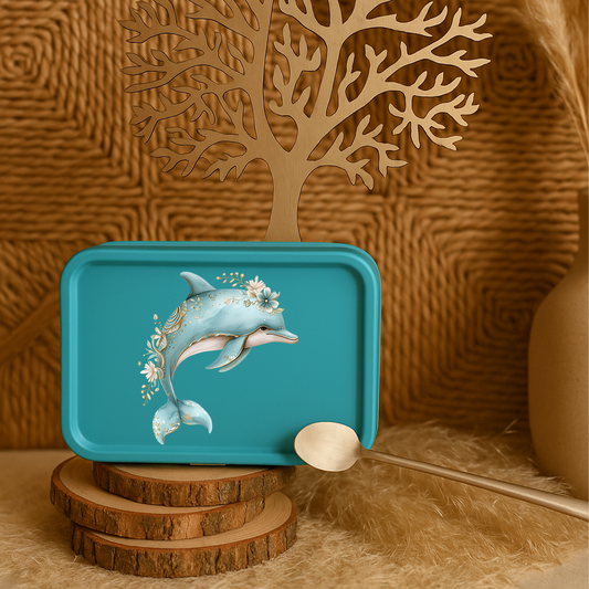Sticker Delphin Goldi