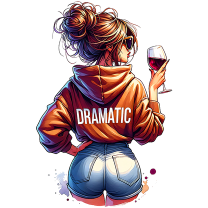 Sticker Dramatic Grirl - Pants2