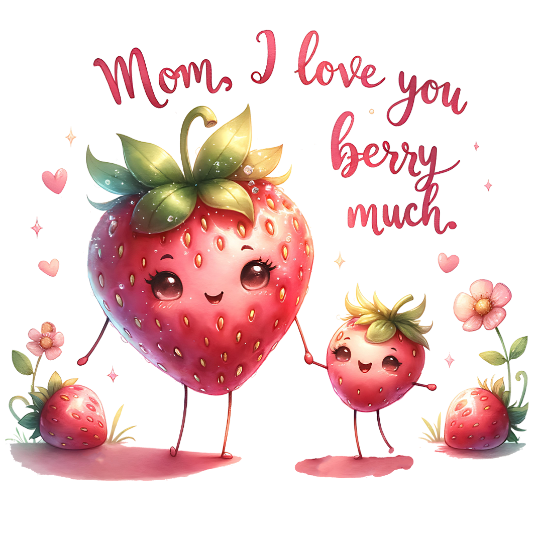 Sticker Erdbeermama