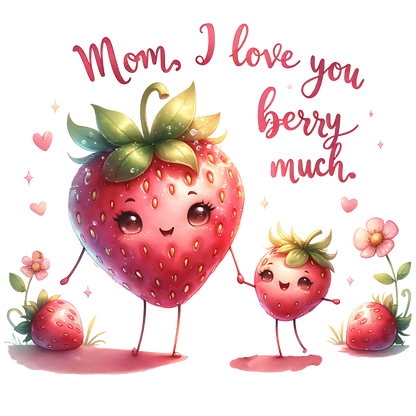 Sticker Erdbeermama