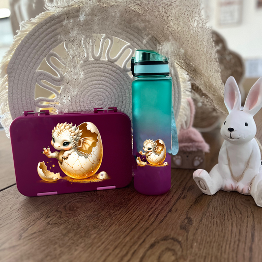 Sticker Goldener Babydrache No2