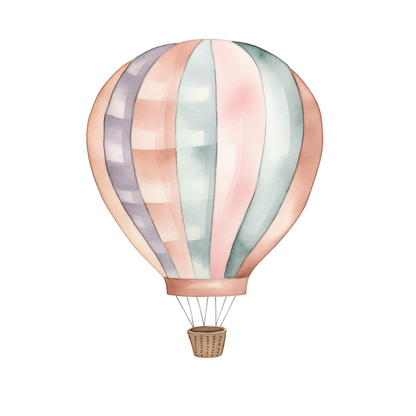 Sticker Heißluftballon