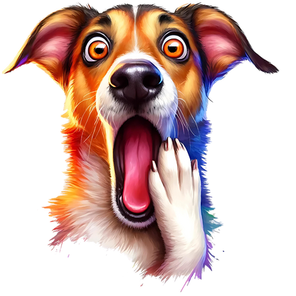 Sticker Hund "OH NO"