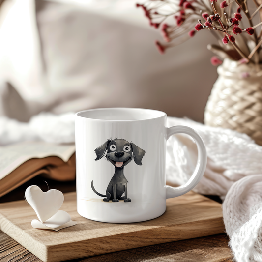Sticker Hund ROBERTO Lachend