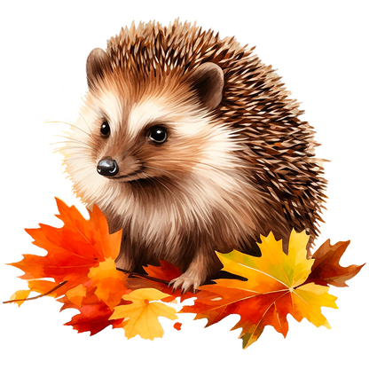 Sticker Igel Mecki fröhlich